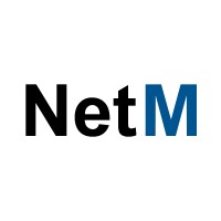 NetM logo, NetM contact details