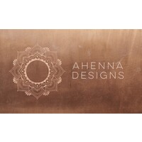 A Henna Designs logo, A Henna Designs contact details