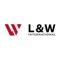 L&W International logo, L&W International contact details