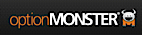 optionMONSTER logo, optionMONSTER contact details