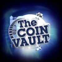 The Coin Vault logo, The Coin Vault contact details