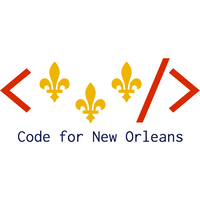 Code for New Orleans logo, Code for New Orleans contact details