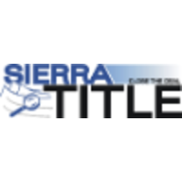 SIERRA TITLE logo, SIERRA TITLE contact details