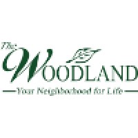 The Woodland logo, The Woodland contact details