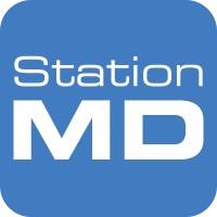 StationMD logo, StationMD contact details