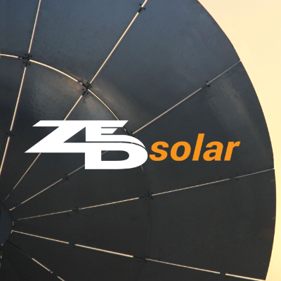 ZED Solar logo, ZED Solar contact details