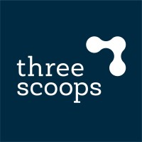 Three Scoops logo, Three Scoops contact details