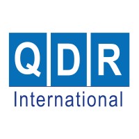 QDR logo, QDR contact details