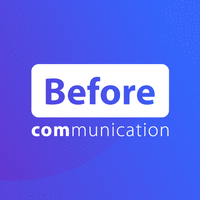 Before Communication logo, Before Communication contact details