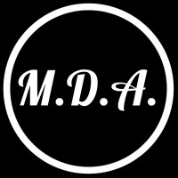 M.D.A. logo, M.D.A. contact details