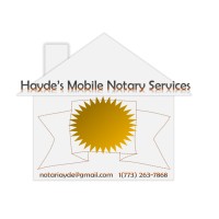 Hayde's Mobile Notary Services logo, Hayde's Mobile Notary Services contact details