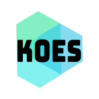 KOES logo, KOES contact details