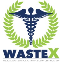 WasteX logo, WasteX contact details