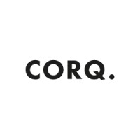 CORQ. logo, CORQ. contact details