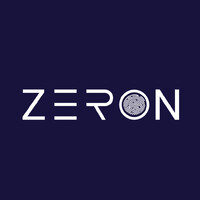 ZERON logo, ZERON contact details