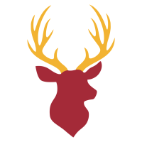 The Golden Antlers logo, The Golden Antlers contact details