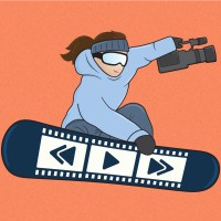 The Storyboarder logo, The Storyboarder contact details