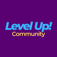 Level Up Community logo, Level Up Community contact details