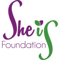 SHE IS Foundation logo, SHE IS Foundation contact details