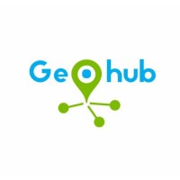 GeoHub logo, GeoHub contact details