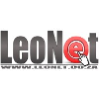 LeoNet logo, LeoNet contact details