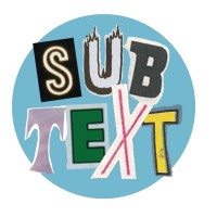 Subtext Zines logo, Subtext Zines contact details