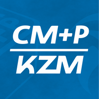 CM+K logo, CM+K contact details