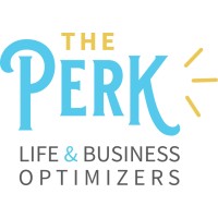 The Perk logo, The Perk contact details