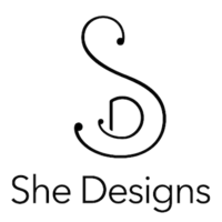 SheDesigns.co logo, SheDesigns.co contact details