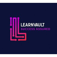 LearnVault logo, LearnVault contact details