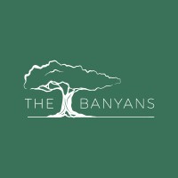 The Banyans logo, The Banyans contact details