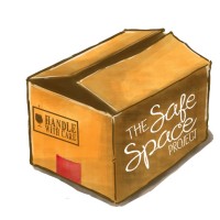 The Safe Space Project logo, The Safe Space Project contact details