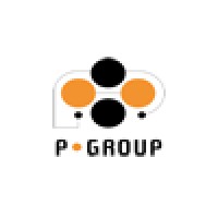 P-Group logo, P-Group contact details