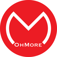 OhMore logo, OhMore contact details