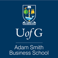 University of Glasgow Adam Smith Business School logo, University of Glasgow Adam Smith Business School contact details