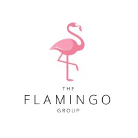 The Flamingo Group logo, The Flamingo Group contact details