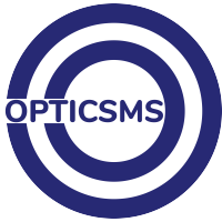 Opticsms logo, Opticsms contact details