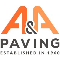 A&A Paving logo, A&A Paving contact details