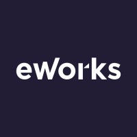 e-Works logo, e-Works contact details