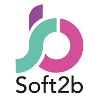 Soft2b logo, Soft2b contact details