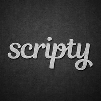 Scripty logo, Scripty contact details