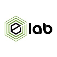 E-Lab logo, E-Lab contact details