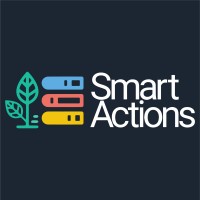 SmartActions logo, SmartActions contact details