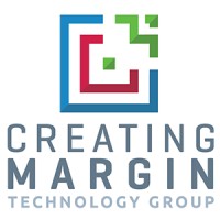 Creating Margin logo, Creating Margin contact details