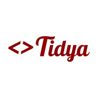 Tidya as logo, Tidya as contact details