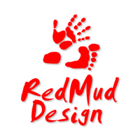 RedMudDesign logo, RedMudDesign contact details