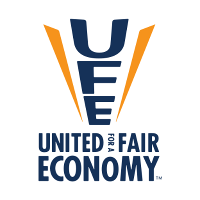 United for a Fair Economy logo, United for a Fair Economy contact details