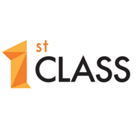 1stClass logo, 1stClass contact details