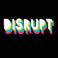 DISRUPT logo, DISRUPT contact details