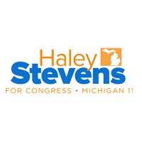 Haley Stevens for Congress logo, Haley Stevens for Congress contact details